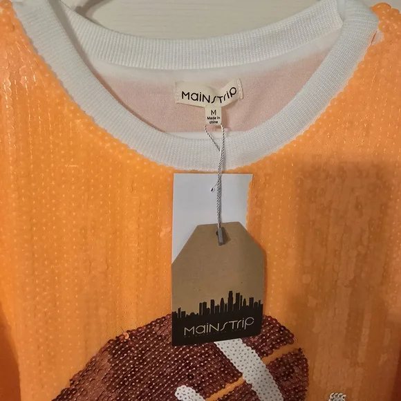Tennessee Orange Sequin Football Dress NWT - Picture 6 of 6